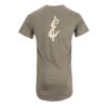 Emtrex Classic Longline T-Shirt Army Green 2