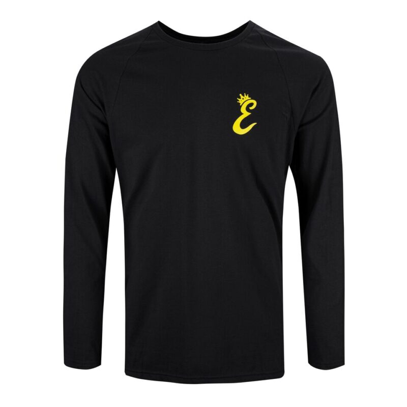 Emtrex Crown Longsleeve T-Shirt Black & Yellow 1