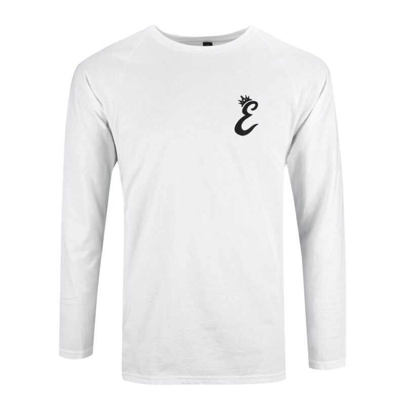 Emtrex Crown Longsleeve T-Shirt White & Black 1