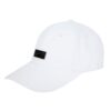 Emtrex Curve Peak Adjustable Cap White Suede & Metal Badge 2