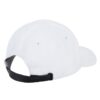 Emtrex Curve Peak Adjustable Cap White Suede & Metal Badge 4