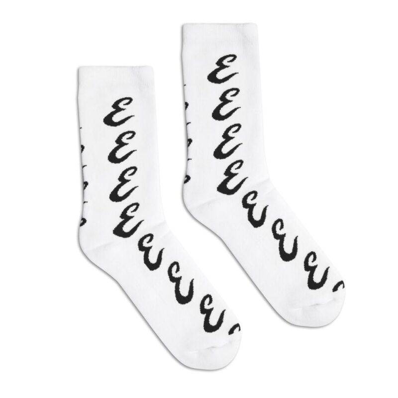 Emtrex E Logo Socks White & Black