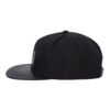 Emtrex Snapback Black PU Leather & Canvas 3