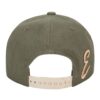 Emtrex Snapback Green & Tan PU Leather & Canvas 5