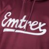 Emtrex Winter Hoodie BMX Sports Hoodie Burgandy 3