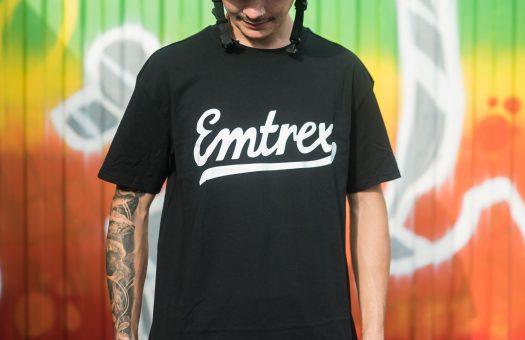 Heavyweight T-Shirt - Black/White